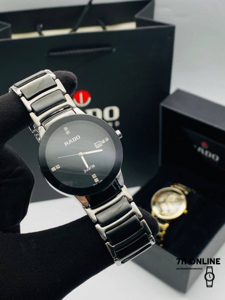 اسود مع الفضي