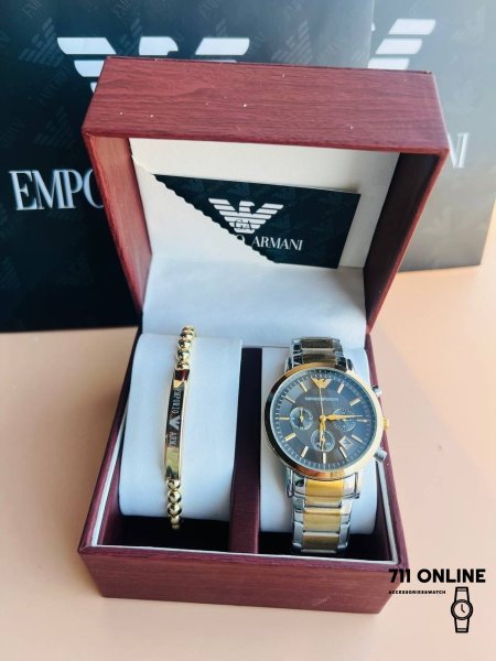 طقم شبابي امبوريو ارمني+ اسوارة